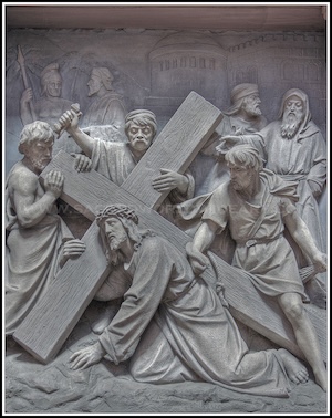 Station 3: Jesus Falls the First Time