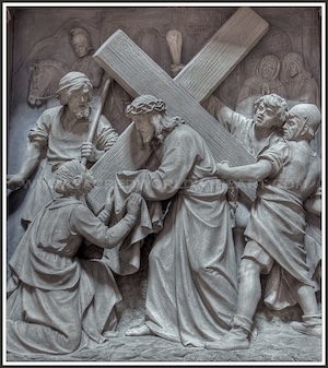Station 6: Veronica Wipes the Face of Jesus
