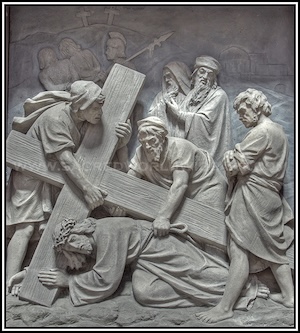 Station 9: Jesus Falls the Third Time